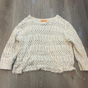 Joe fresh crochet knit large